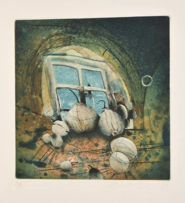 Reinhard Zado / Radierung/ handsigniert/  100 Exemplare - Bild 1 von 3