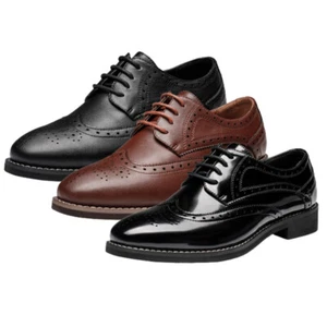 Women Classic Oxford Shoes Lace Up Business Formal Wingtip Dress Shoe - Picture 1 of 14