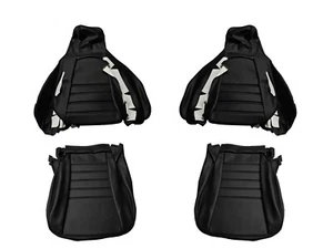 FITS Porsche 911 1985-94 Premium BLACK Vinyl Seat Covers - Picture 1 of 6