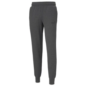PUMA Essentials Logo Pants Mens Grey Casual Athletic Bottoms 586714-07 - Picture 1 of 2