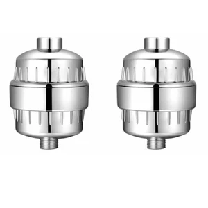 2 Pack 20 Stage Shower Filter for Hard Water Softener Remove Chlorine & Flouride - Picture 1 of 15