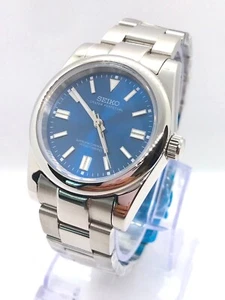 OROLOGIO Seiko Mod Ostrica style NH38 36mm New bracciale Presidente - Foto 1 di 6