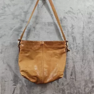 Borsa a mano Stone Mountain in pelle marrone regolabile a scatto boho portachiavi vintage - Foto 1 di 12