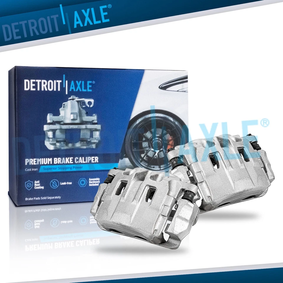 Pinzas de freno delanteras izquierda derecha con conjunto de soporte para Cadillac SRX 2010-2016 Foto 1 de 4