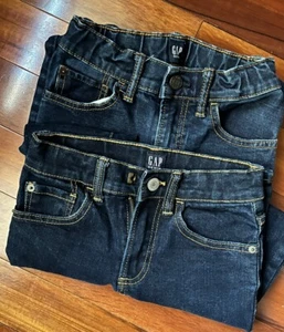 GAP Boys Stretch Skinny Adjustable Waist Jeans - Boy's Size 8 SLIM - Picture 1 of 6