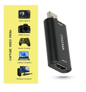 Vivitar HDMI to USB Video Converter with Real-Time HDMI Video and Audio Live - Afbeelding 1 van 9