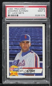 1993 Fleer ProCards Minor League Edgardo Alfonzo #2926 PSA 9 MINT - Picture 1 of 3