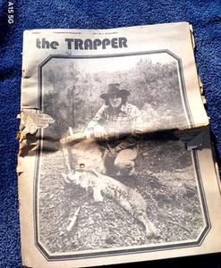 1982 THE TRAPPER NEWSPAPER MAGAZINE VINTAGE HUNTING OUTDOORS REFERENCE - Picture 1 of 5