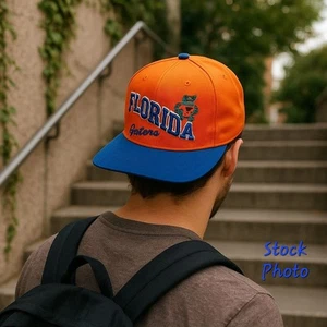 Vtg 90s Florida Gators Baseball Hat University College Embroidered USA One Size - Picture 1 of 7