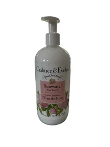 Neu Crabtree und Evelyn Rosenwasser Körperlotion 16,9 Oz. aus der Natur gezogen - Bild 1 von 2