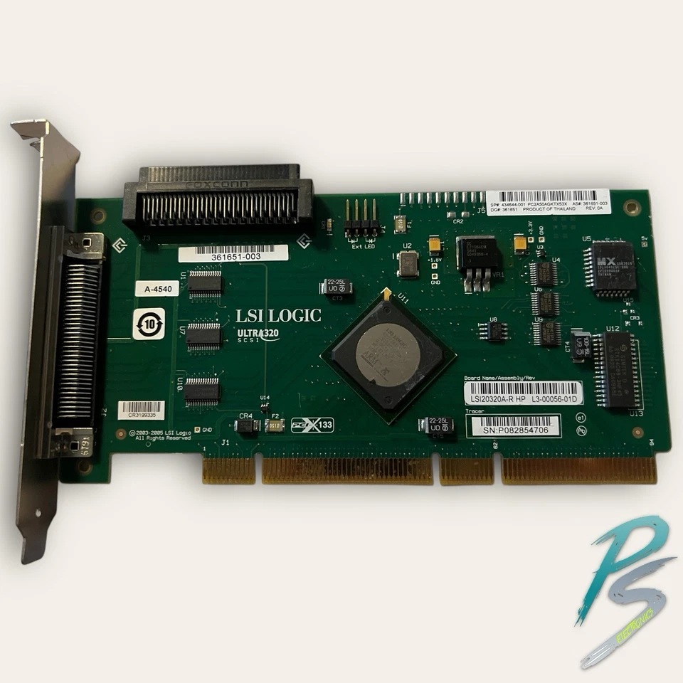 Controlador RAID HP LSI Logic LSi20320A-R SCSI 361651-003 Foto 1 de 4