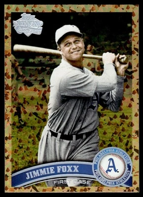 2011 Topps Cognac Diamond Anniversary Jimmie Foxx Oakland Athletics #US309 - Image 1 of 2