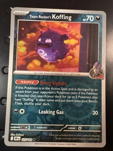 Team Rocket's Koffing Reverse Holofoil 125/182 Common SV10: Destined Rivals Near - Picture 1 of 2