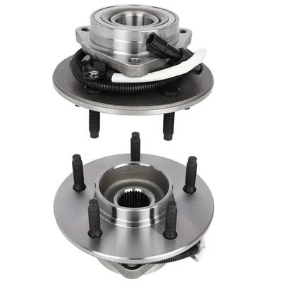 2PCS Wheel Hub Bearings Front 4WD For 1997-2000 Ford F150 5 Lug w/ 12x1.75 Studs - Изображение 1 из 4