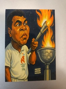 Greatest Caricatures In Sports - Muhammad Ali Lights The 1996 Olympic Flame - Picture 1 of 2