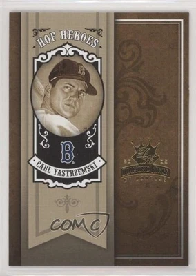 2005 Donruss Diamond Kings HOF Heroes Carl Yastrzemski #HH-34 HOF - Image 1 of 2
