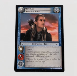LOTR TCG CCG The Two Towers LEGOLAS DAUNTLESS HUNTER 4R73 VG/LP - Picture 1 of 2