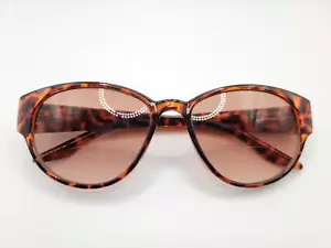 Gafas de lectura JM New York Brown Tort Cateye +1,00 lectores de sol bifocales - Imagen 1 de 1