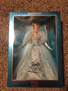 Collector Edition 2001 Barbie Doll Collectibles Holiday Mattel Sealed NRFB - Picture 1 of 10