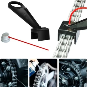 Mess-Free Chain Wax Chain Cleaner Attachment Motorcycle Chain Oiler Spray Gear - Picture 1 of 17