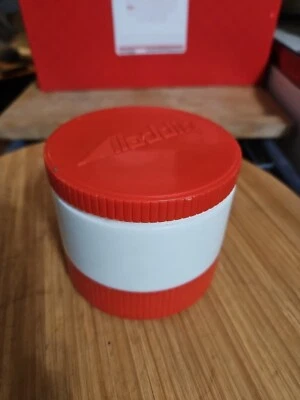 Termo de sopa vintage Alladin modelo #7000 - tapa aislada del congelador, 6 oz bonito Foto 1 de 4