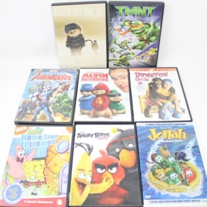 Lot of 8 Kids DVD Movies/TV Shows Assorted Mix of Animated & Live - Picture 1 of 8