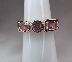 Bombe Party Ring Größe 6 - RG69140 "Delicate Dreamer" Rosenquarz CZ auf Roségold - Bild 1 von 5