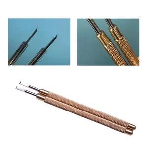 Hairspring Spade 2pcs Set Watch Repair Removing Watchmakers Handmade Tool - Picture 1 of 15