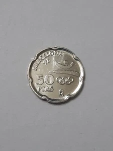 Moneda España 50 pesetas 1992 Emblema Olímpico KM906 sin circular. - Imagen 1 de 2