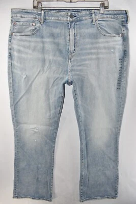 Nuevo American Eagle Slim Bootcut Airflex + Pantalones de mezclilla desgastados para hombre talla 42x32 Foto 1 de 4
