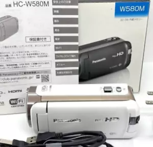 Panasonic HC-W580M HD Camcorder Digital Video 90x Zoom White Japan 32GB - Picture 1 of 6