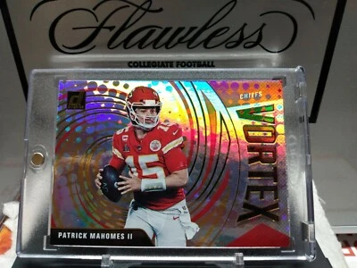 2021 Panini Donruss Patrick Mahomes II VORTEX Holo card #VTX-PMA - Image 1 of 3