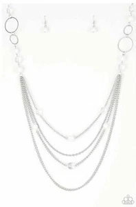 Paparazzi - Bubbly Bright – White Beads - Picture 1 of 2