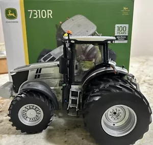 1/16 John Deere 7310R Prestige Silver Tractor 100Th Ann. Special Edition LP68807 - Picture 1 of 8