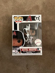Ketel Marte Autographed Funko Pop Arizona Diamondbacks - Picture 1 of 18