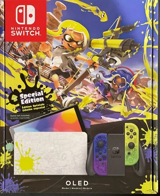 Nintendo Switch OLED Splatoon 3 Limited Edition LE 64GB Console US VERSION