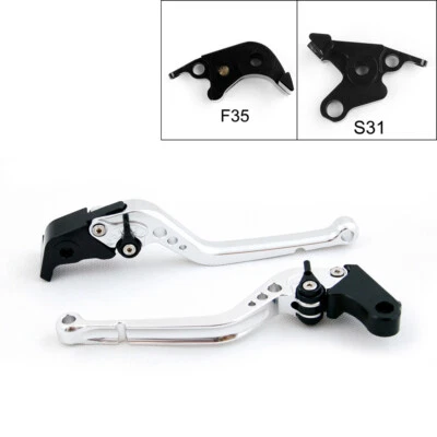 Long Brake Clutch Levers Fit For Suzuki B-King 2008-2011 Silver H0 - Image 1 of 2