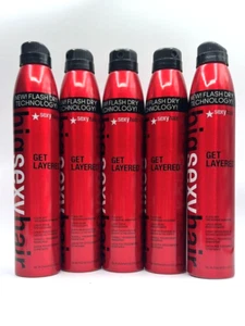 5 x Sexyhair Big Sexyhair Get Layered 275ml - Hairspray - Picture 1 of 1