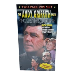 Andy Griffith Show Two Pack Collectors Edition VHS Tapes 16 Episodes Sealed - Picture 1 of 3