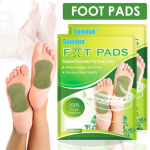 6PCS Wormwood Foot Patches Pad Detox Improve Sleep Ahesives Herbal Plaster - Picture 1 of 8