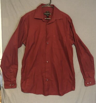 Camisa de vestir roja Pronto Vomo para hombre talla L Foto 1 de 4