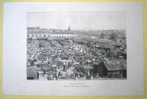 1893 Grabado Reclus CHILLAN, CHILE, #65 - Imagen 1 de 1