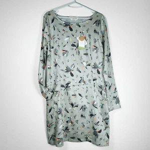 SKFK Skunk Funk Dress New Sustainable Lyocell Cotton Print Spain Pockets Med Lge - Picture 1 of 11