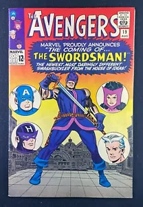 Avengers (1963) #19 en estado bastante bueno- (7,5) Jack Kirby 1ª aplicación The Swordsman Origin Hawkeye un - Imagen 1 de 2