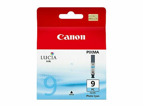 Genuine Canon PGI-9PC Photo Cyan Ink cartridge for Canon Pixma IX7000 MX7600 - Image 1 of 1