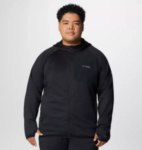 Columbia - Men's Triple Canyon Grid II Fleece Hooded Full Zip Jacket - Picture 1 of 2