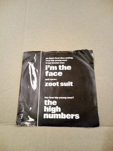HIGH NUMBERS (The Who) ZOOT SUIT / I'M THE FACE 7" Back Door Record UK 45 - VG + - Picture 1 of 8