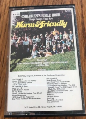 Children’s Bible Hour Sings Songs That Are Warm & Friendly Cassette Ships N 24h - Image 1 of 4