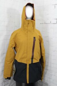686 GLCR GoreTex GT Shell Snowboard Jacket, Men's Medium, Golden Brown New