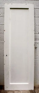 28"x80.5"x1.75 Antique Vintage Solid Wood Wooden Interior Door Single Flat Panel - Picture 1 of 4